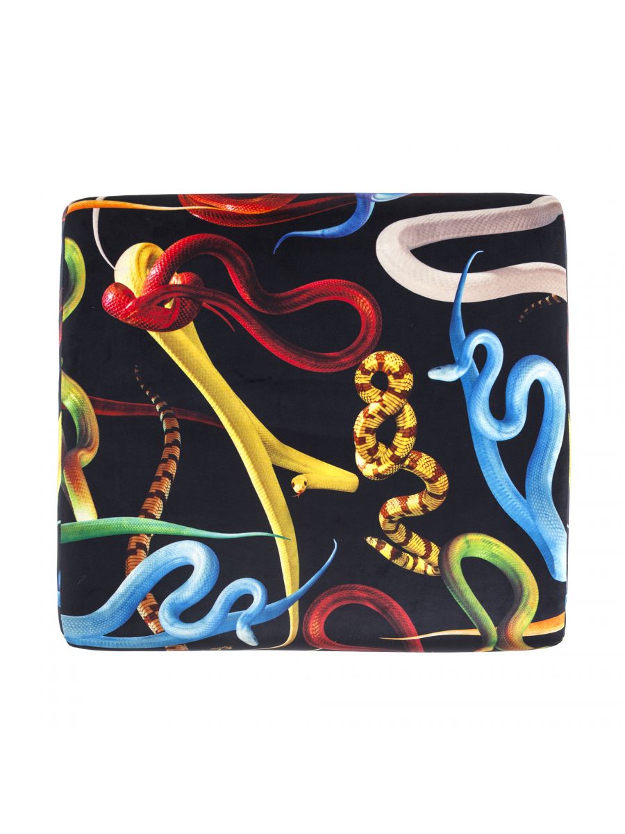 Toiletpaper Pouf Hocker Snakes Seletti
