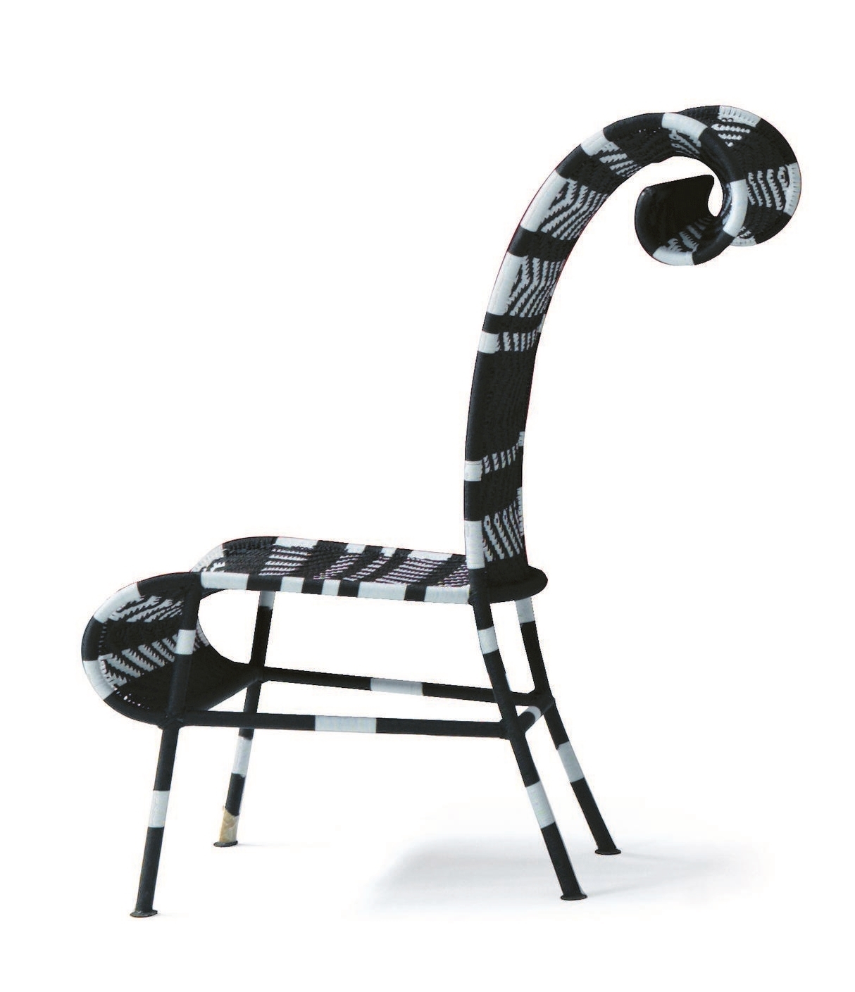 Sunny Stuhl M' Afrique Collection Moroso-Schwarz &amp; Weiß