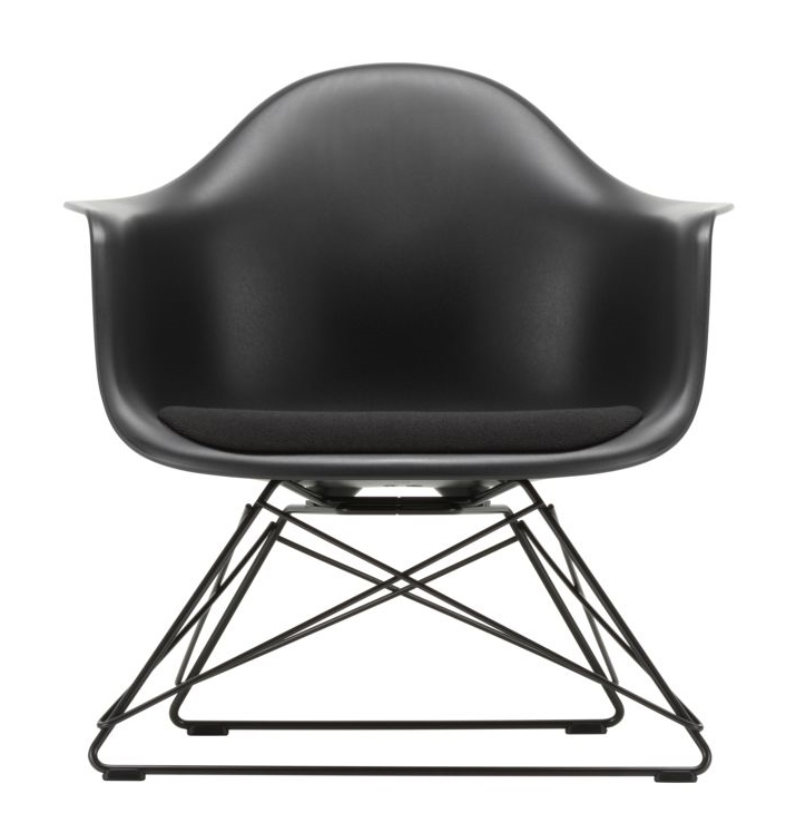 Eames Plastic Arm Chair LAR Stuhl mit Sitzpolster Vitra