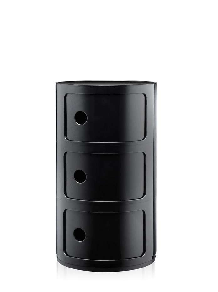 Componibili 4967 3-er Element Kartell-schwarz
