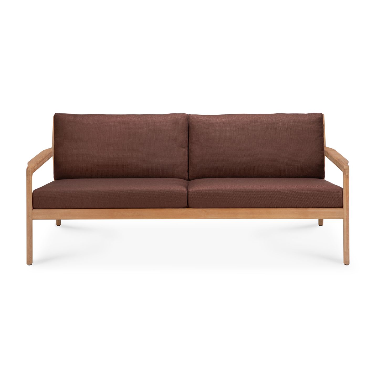 Jack Outdoor 2 Sitzer Sofa Teak Burgundy Ethnicraft