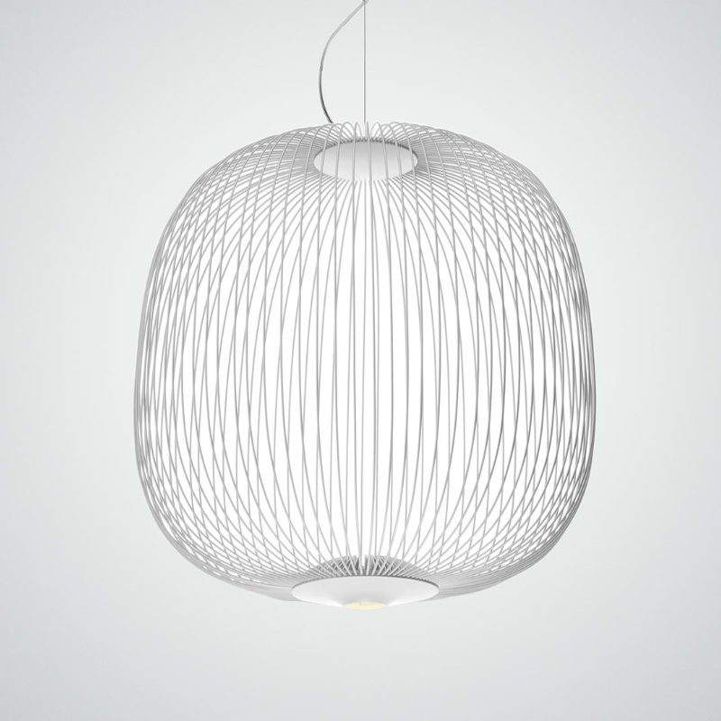 Spokes 2 piccola Pendelleuchte weiß Foscarini