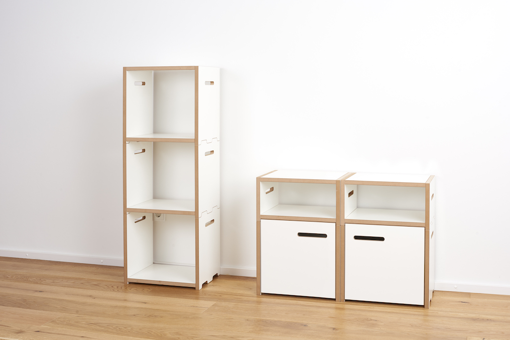 Tojo Halbstark Grundmodul mit Türe links Regalserie Tojo Tojo Halbstark Grundmodul mit Türe links Regalserie Tojo