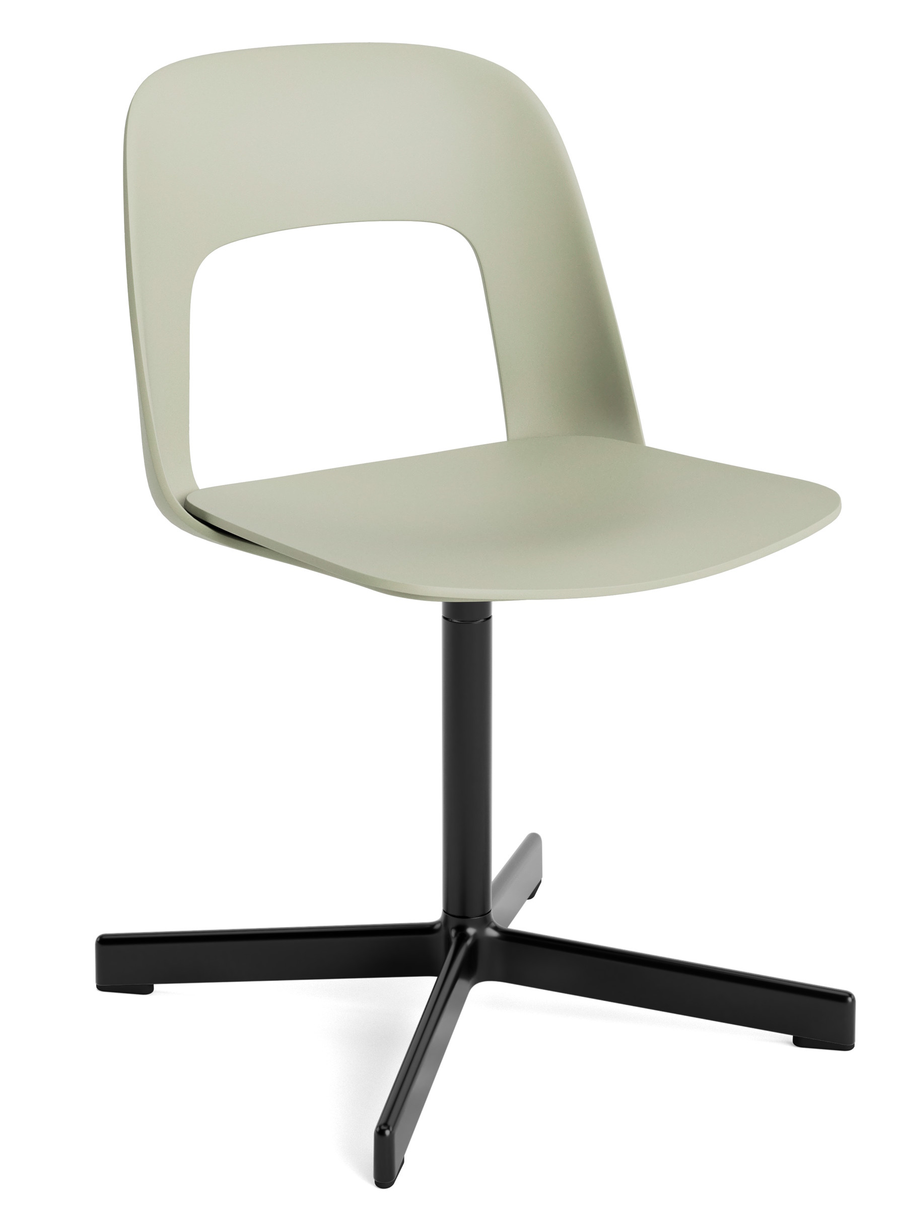 Layout Side Chair 131 4-Stern Drehfuß Stuhl Hay
