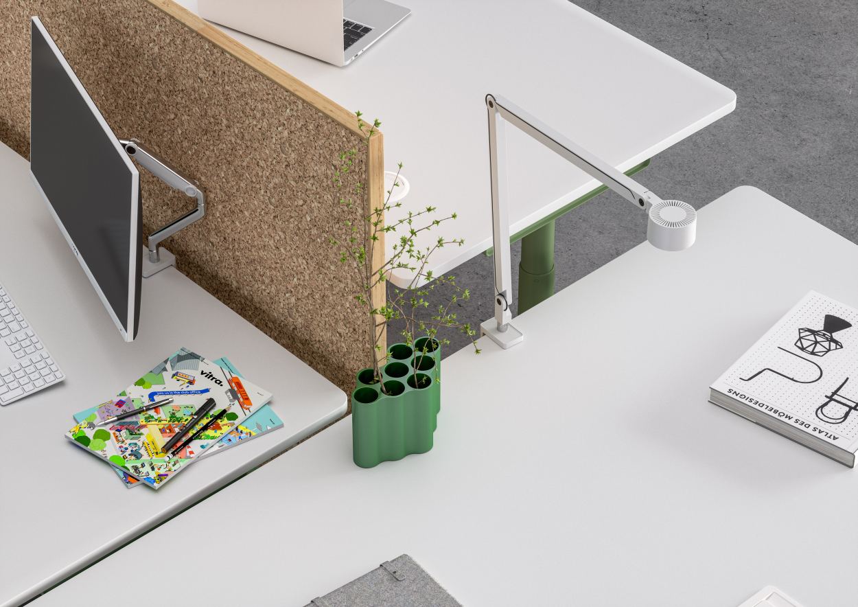 Tyde 2 Sitz - und Stehtisch 160 cm Vitra