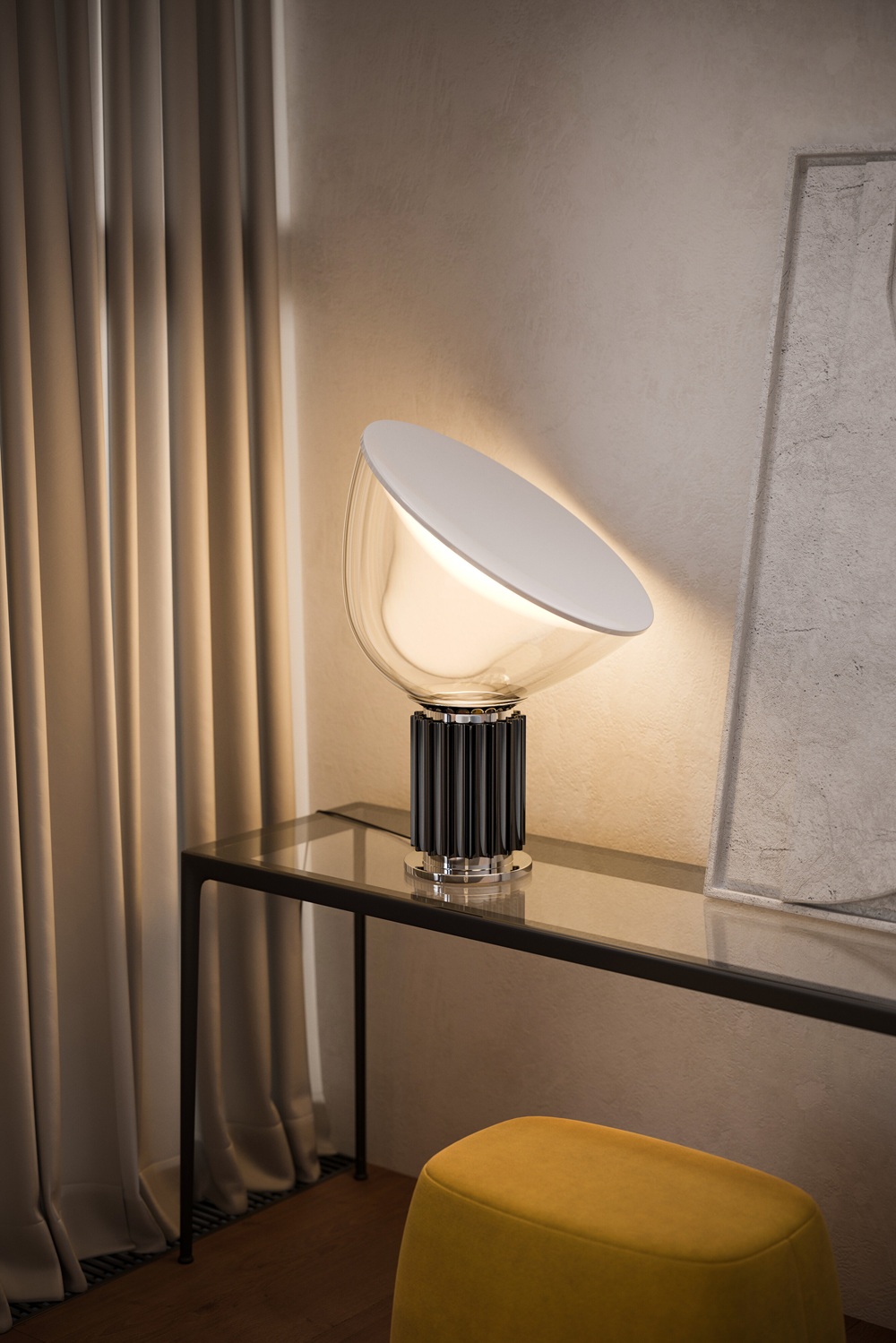 Taccia Small LED Tischleuchte Flos
