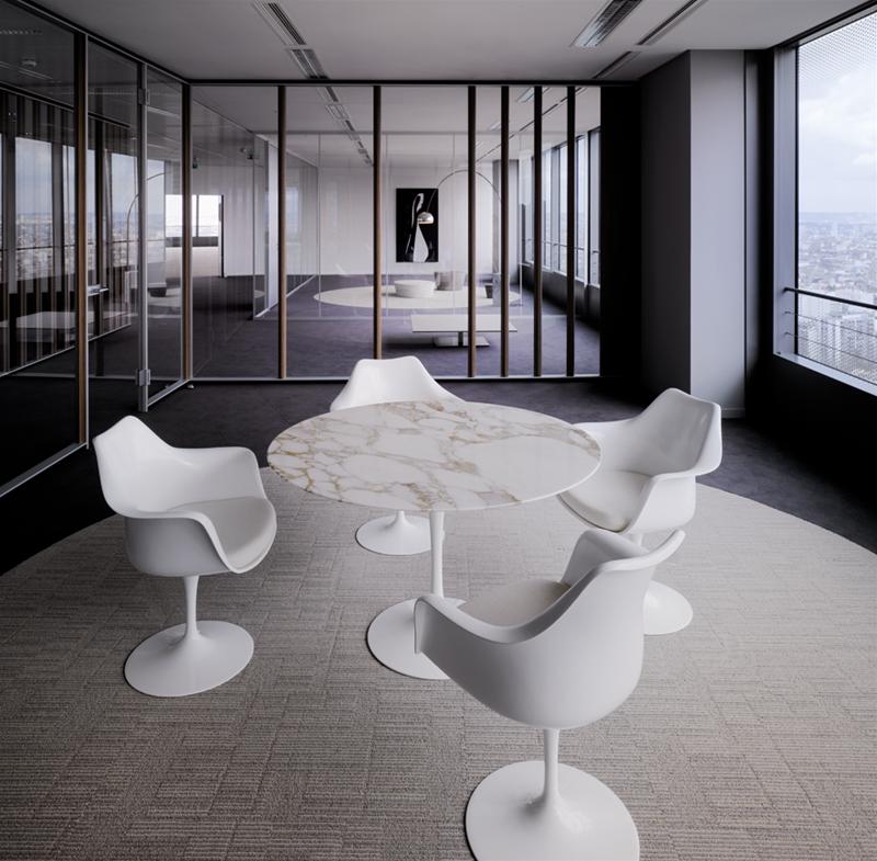 Tulip Armchair / Tulpen Armlehnenstuhl drehbar Knoll International