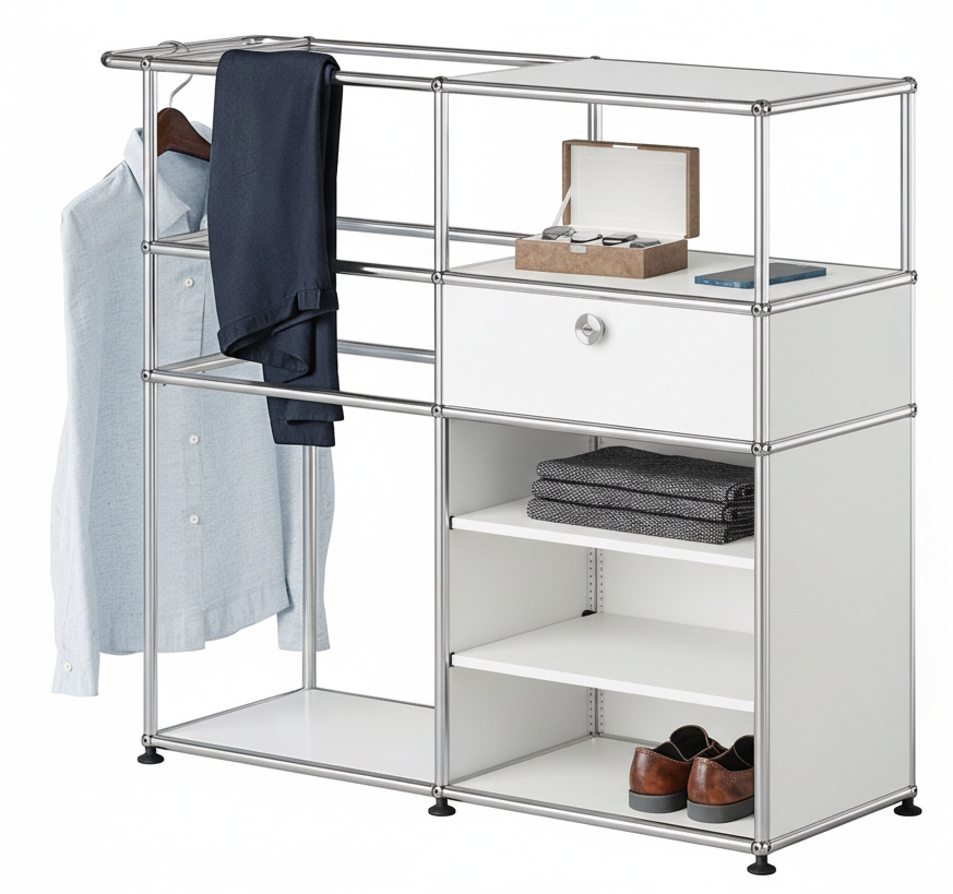 Garderobe USM Haller Reinweiss