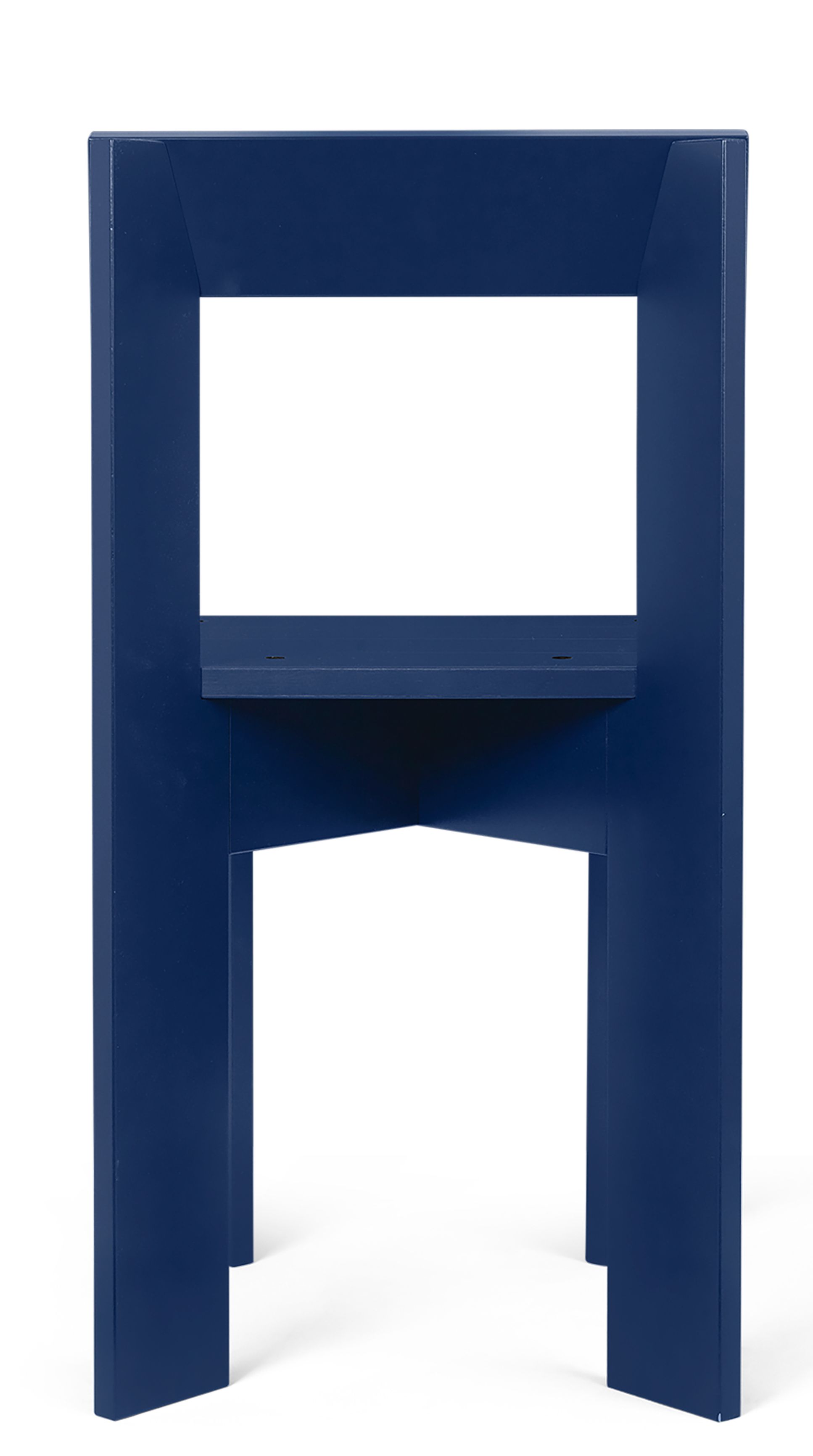 Ark Dining Chair Stuhl Ferm Living Buche blau lackiert Ark Dining Chair Stuhl Ferm Living Buche blau lackiert