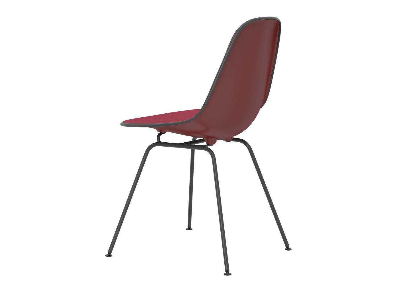 Eames Plastic Side Chair DSX Stuhl Vollgepolstert Vitra