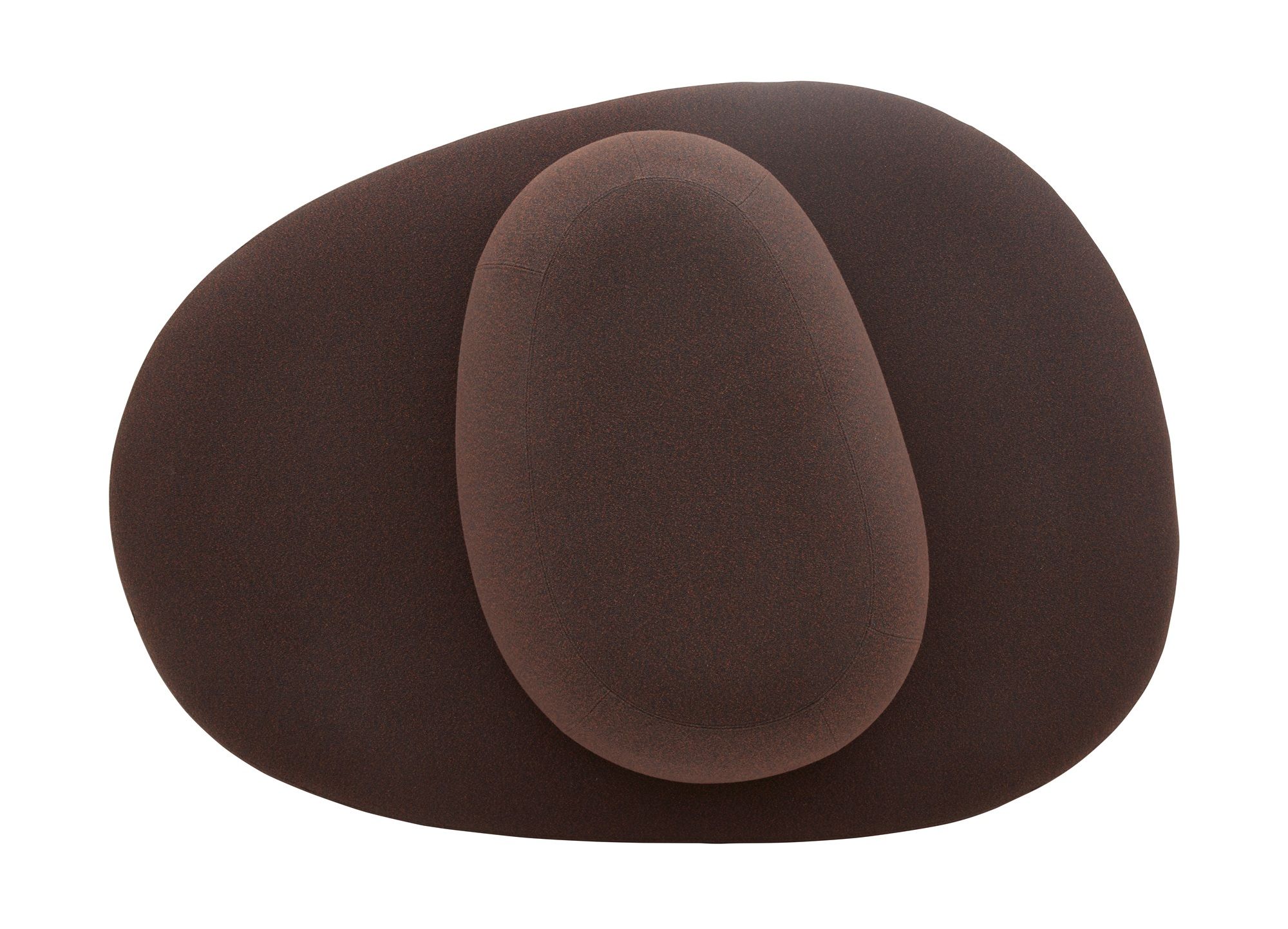 Sisters Pouf Hocker mit Rückenlehne Softline