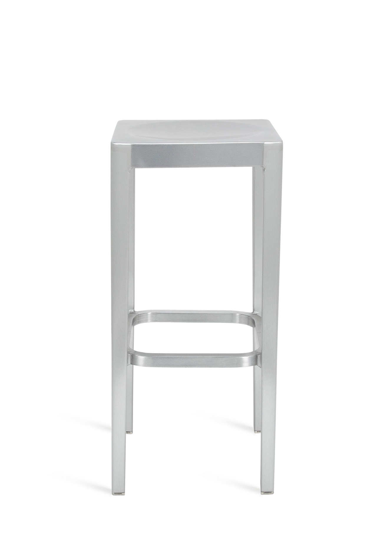 Emeco Barstool Barhocker Aluminium gebürstet Emeco