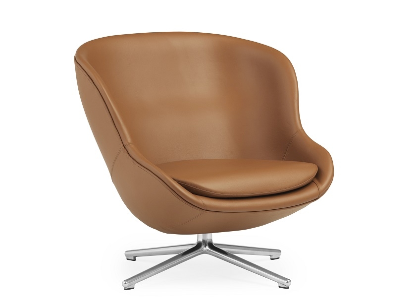 Hyg Lounge Chair Low Swivel Sessel mit Drehgestell Normann Copenhagen