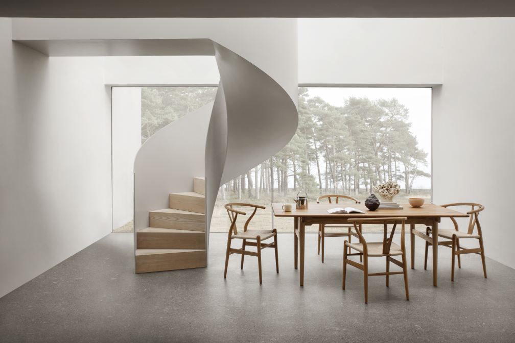 Dining Set 2 CH327 B 248 cm + 6x CH24 Chair Teak Carl Hansen & Søn 