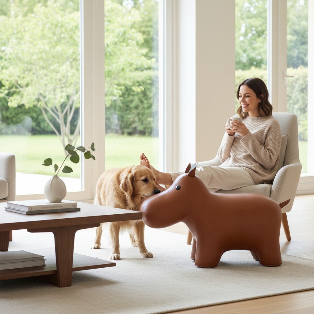 Ledertier XXL Hippo Züny Ledertier XXL Hippo Züny