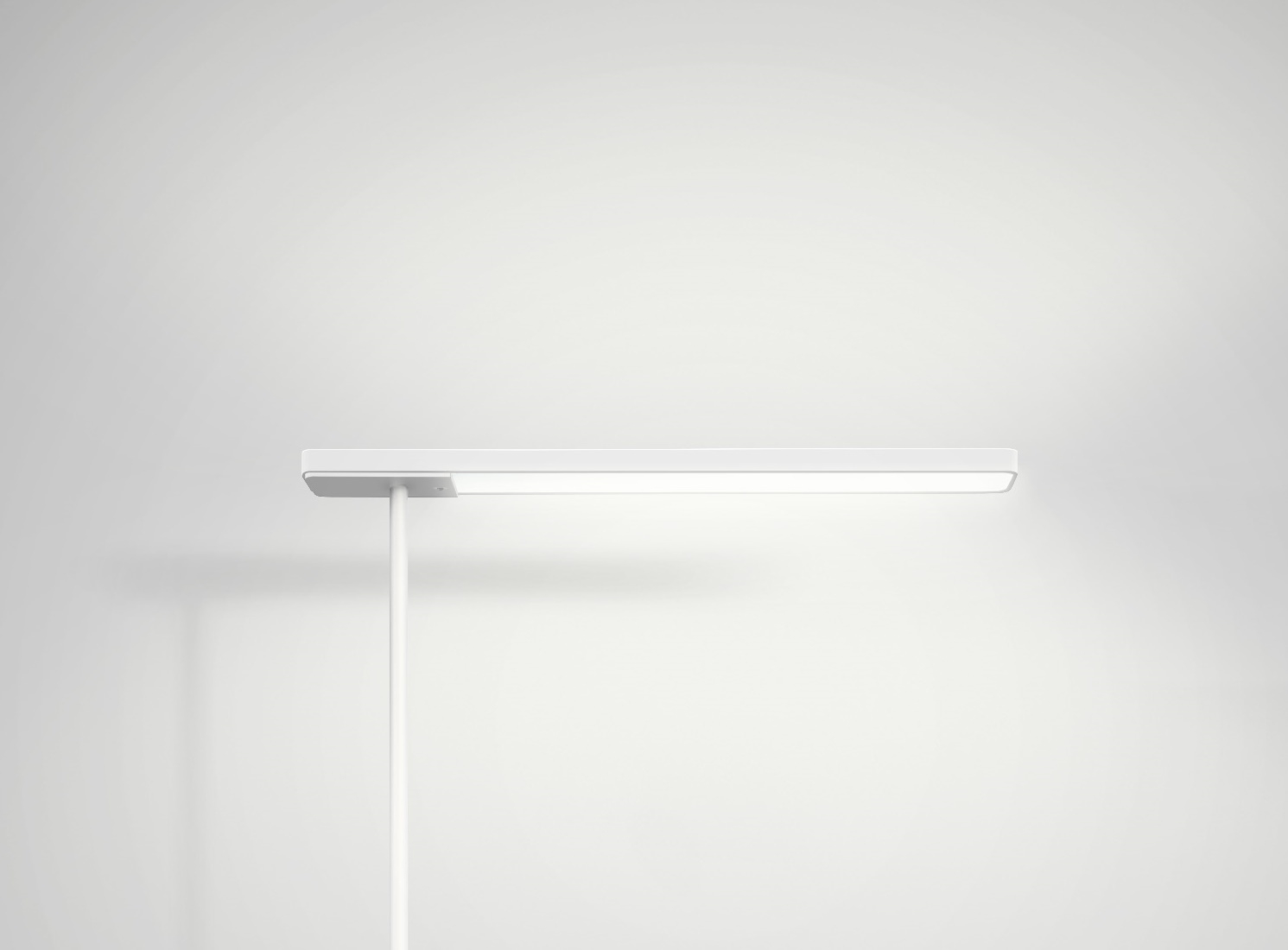 Slice² Tischleuchte mit Adapter für USM Haller Tischsysteme Serien Lighting weiß / integriert