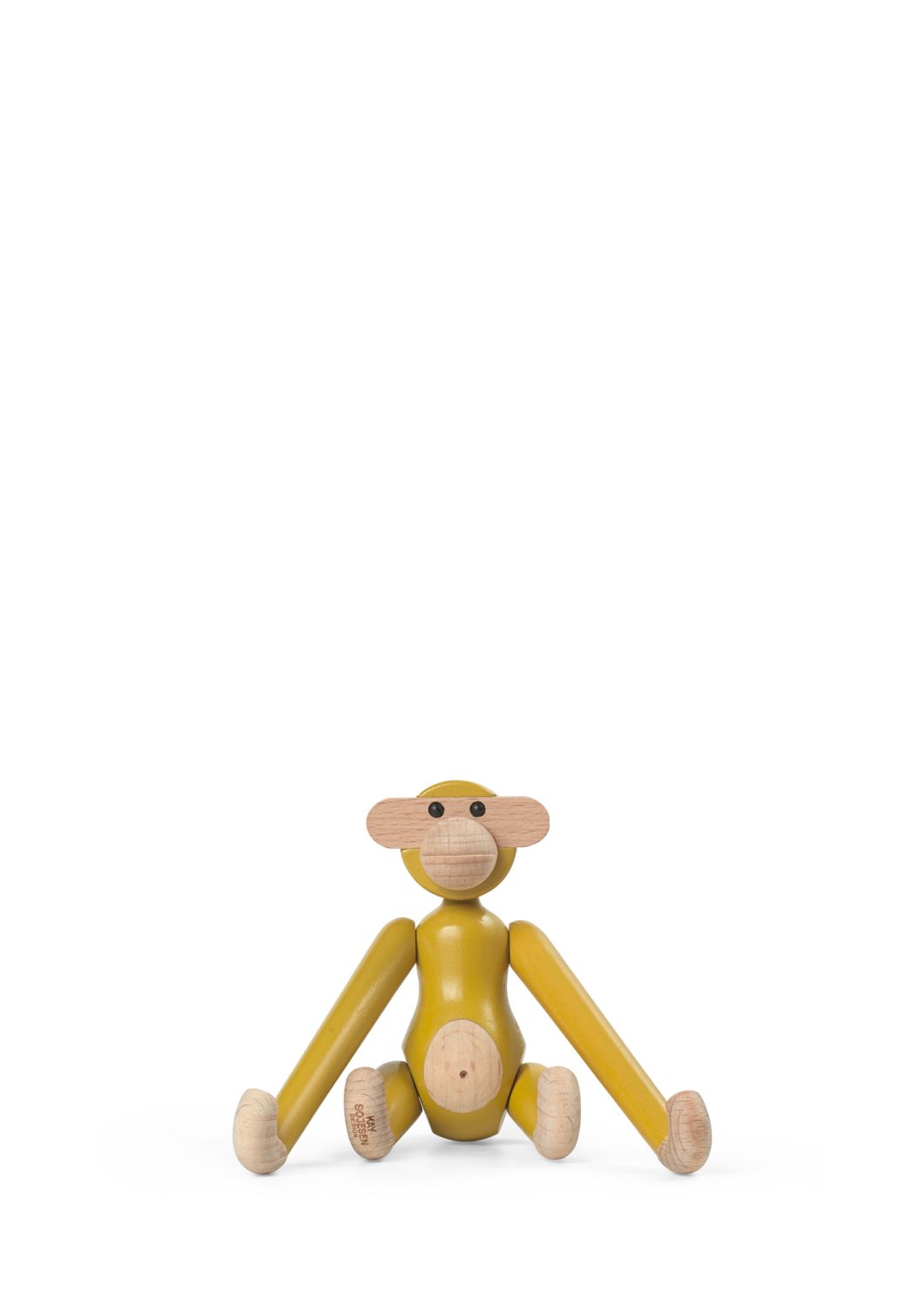 Affe Mini farbig Kay Bojesen Vintage Gelb
