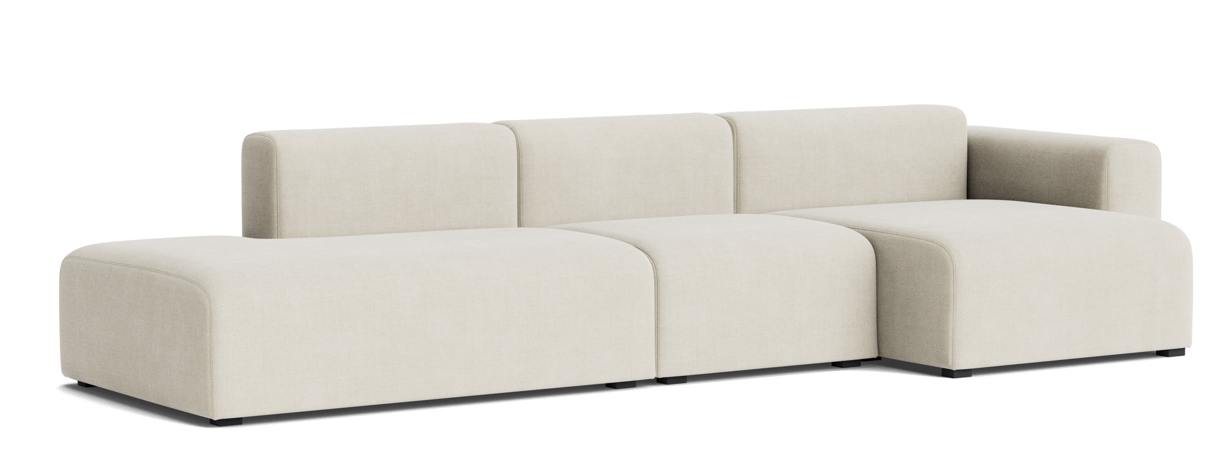 Mags Sofa 3-Sitzer Combination 4 Low Armrest mit Armlehne rechts Hay