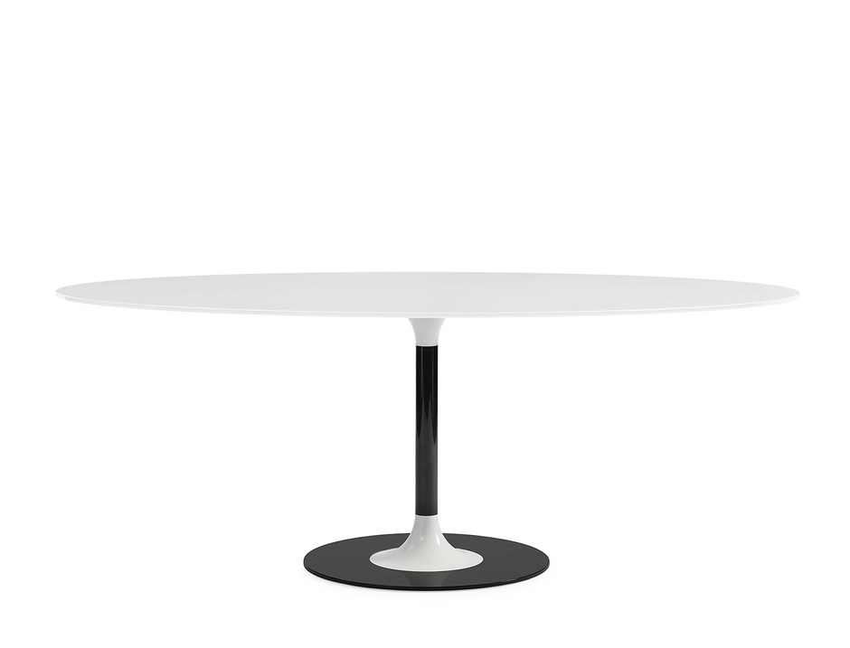 Thierry XXL Tisch Oval weiß Kartell