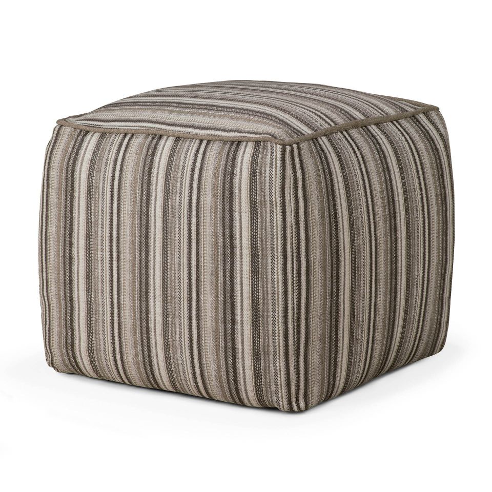 Zahara Outdoor Sitzsack grau gestreift Ethnicraft