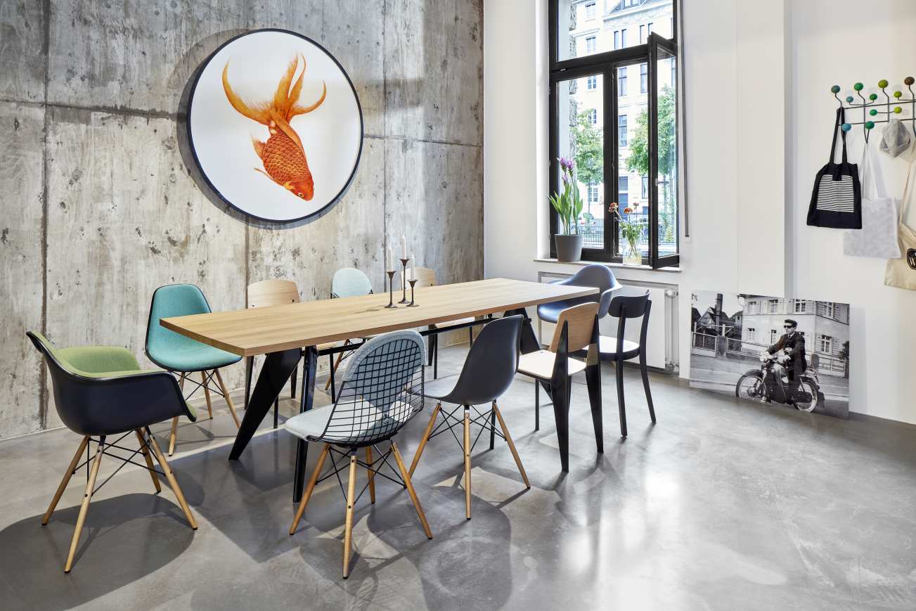 EM Table Tisch Holz B 90 x L 180 cm  Vitra