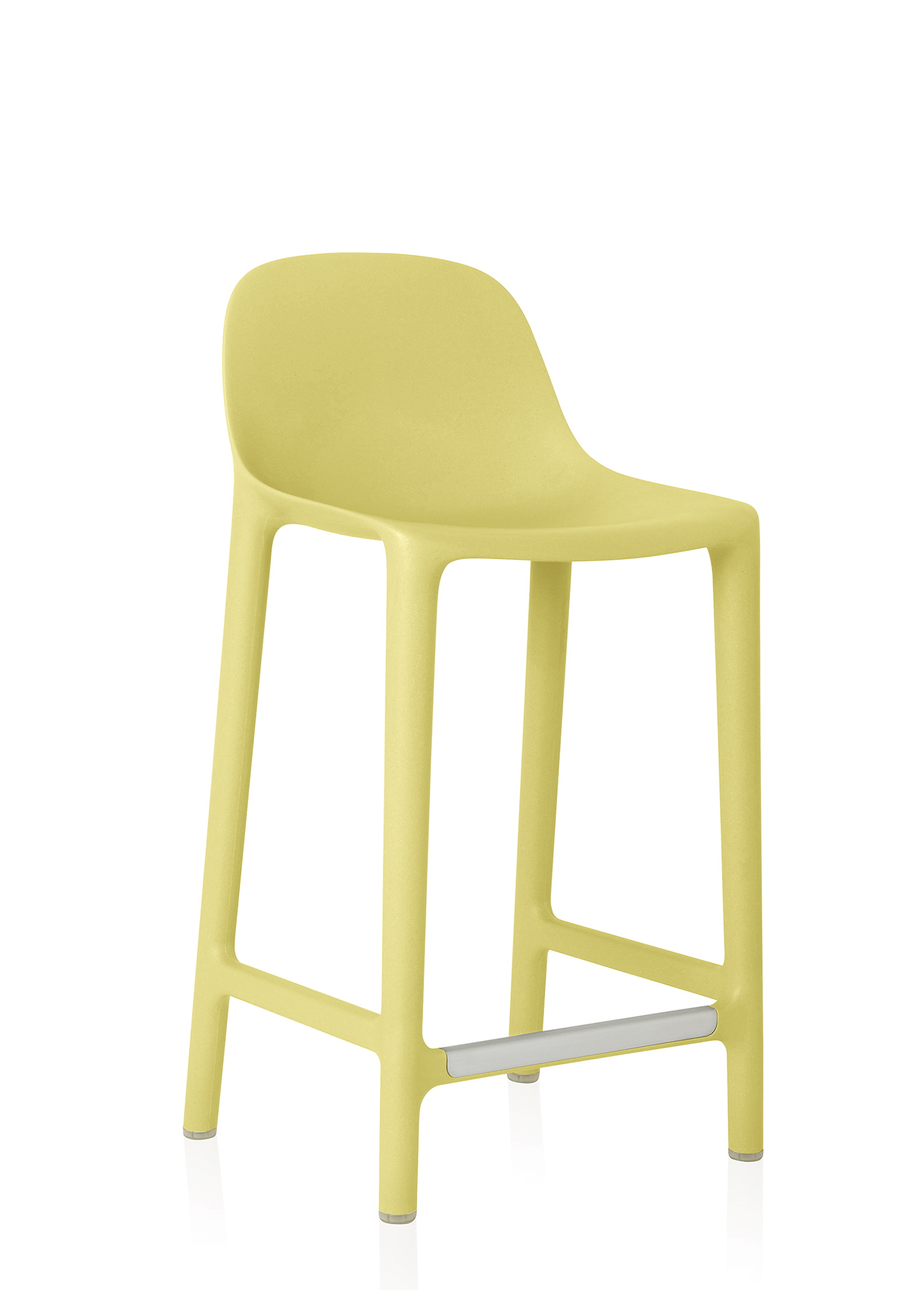 Broom Counter Stool Hocker Buttergelb Emeco