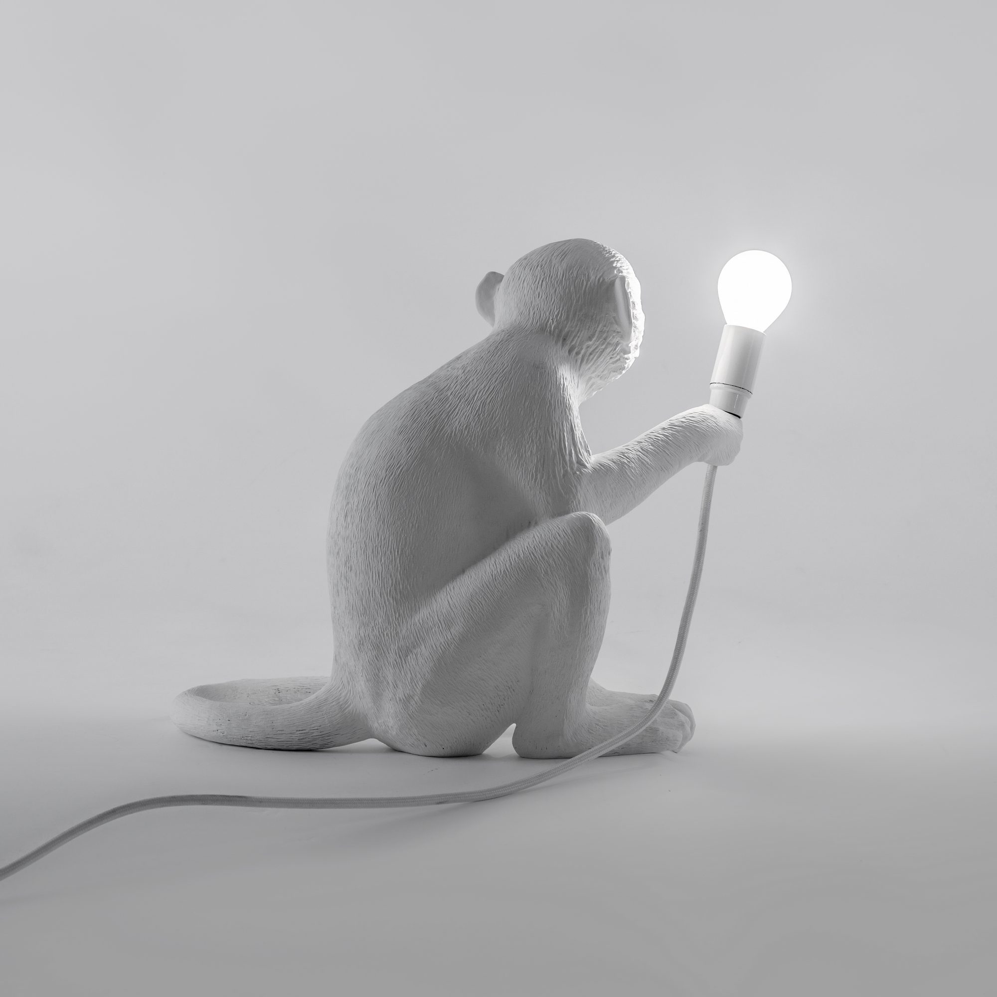 Monkey Sitting Lamp Stehleuchte / Tischleuchte Indoor mit Schalter Seletti EINZELSTÜCK