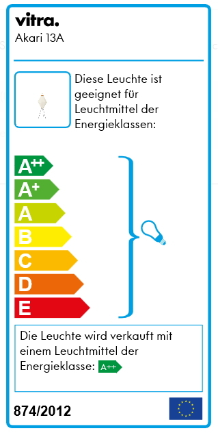 Akari 13A Stehleuchte Vitra