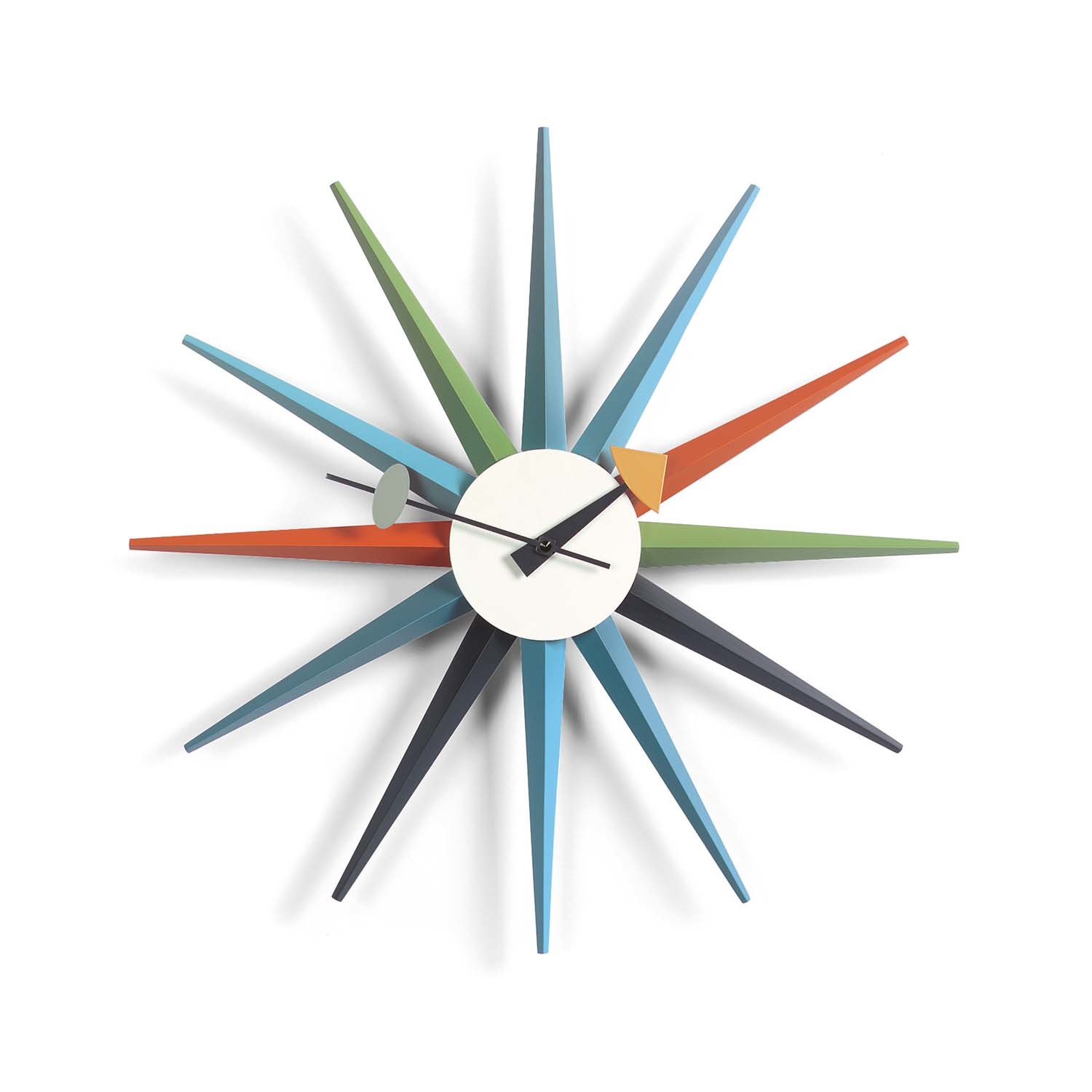 Sunburst Clock Uhr - mehrfarbig Vitra
