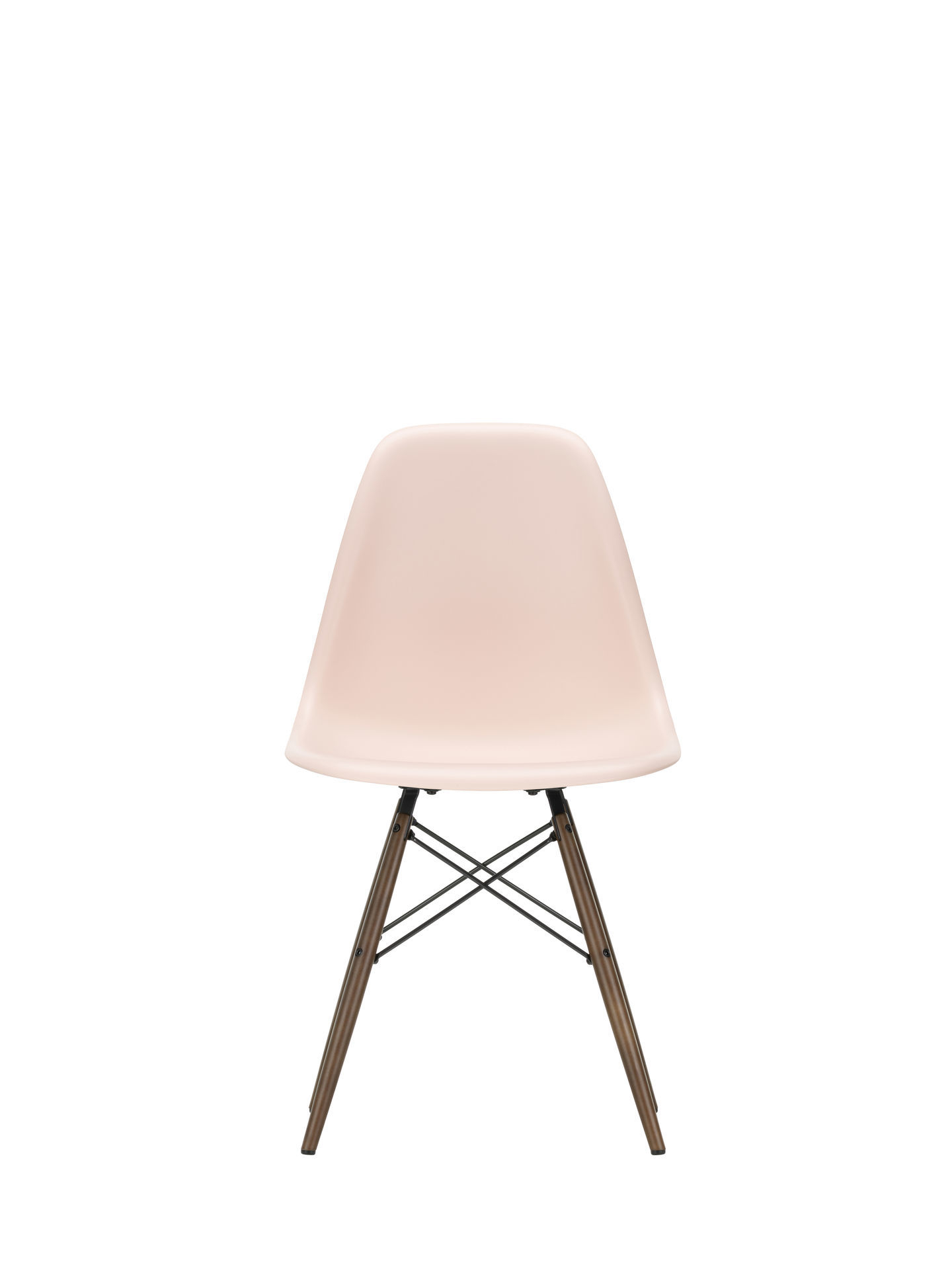Eames Plastic Side Chair DSW Stuhl Vitra Ahorn schwarz-Eisgrau