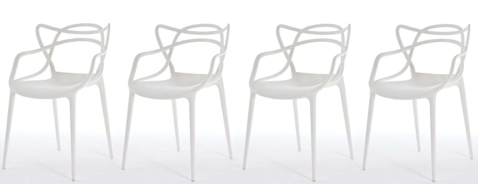 Aktion Masters Stuhl 4-er Set Kartell