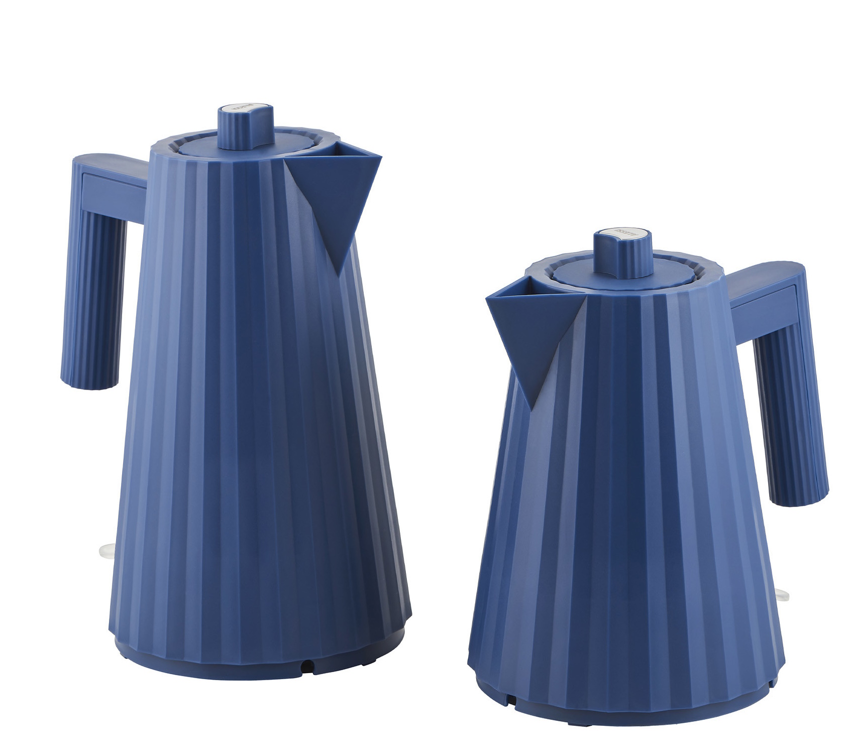 MDL06/1 Plissé Wasserkocher Small Alessi Blau