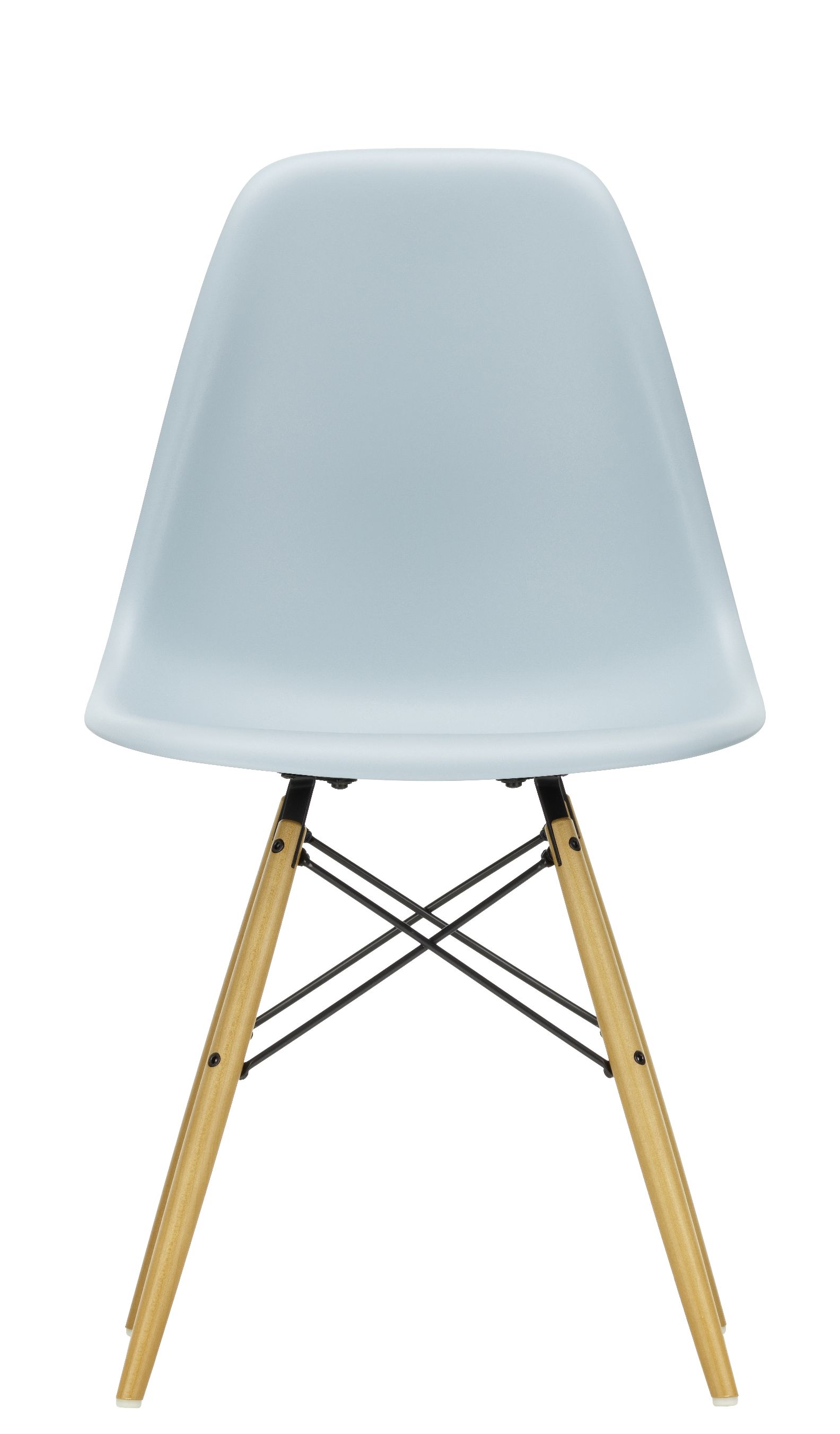 Eames Plastic Side Chair DSW Stuhl AHORN GELBLICH / EISGRAU Vitra EINZELSTÜCK
