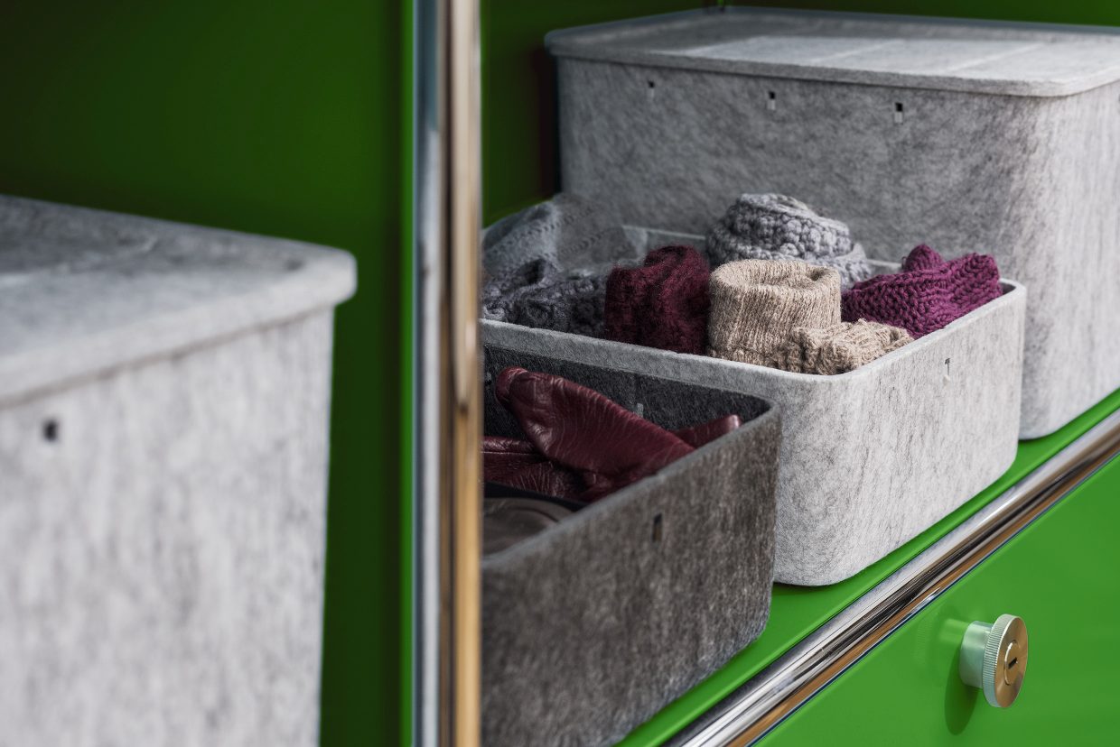 USM Haller Inos Box tief mit Tablett