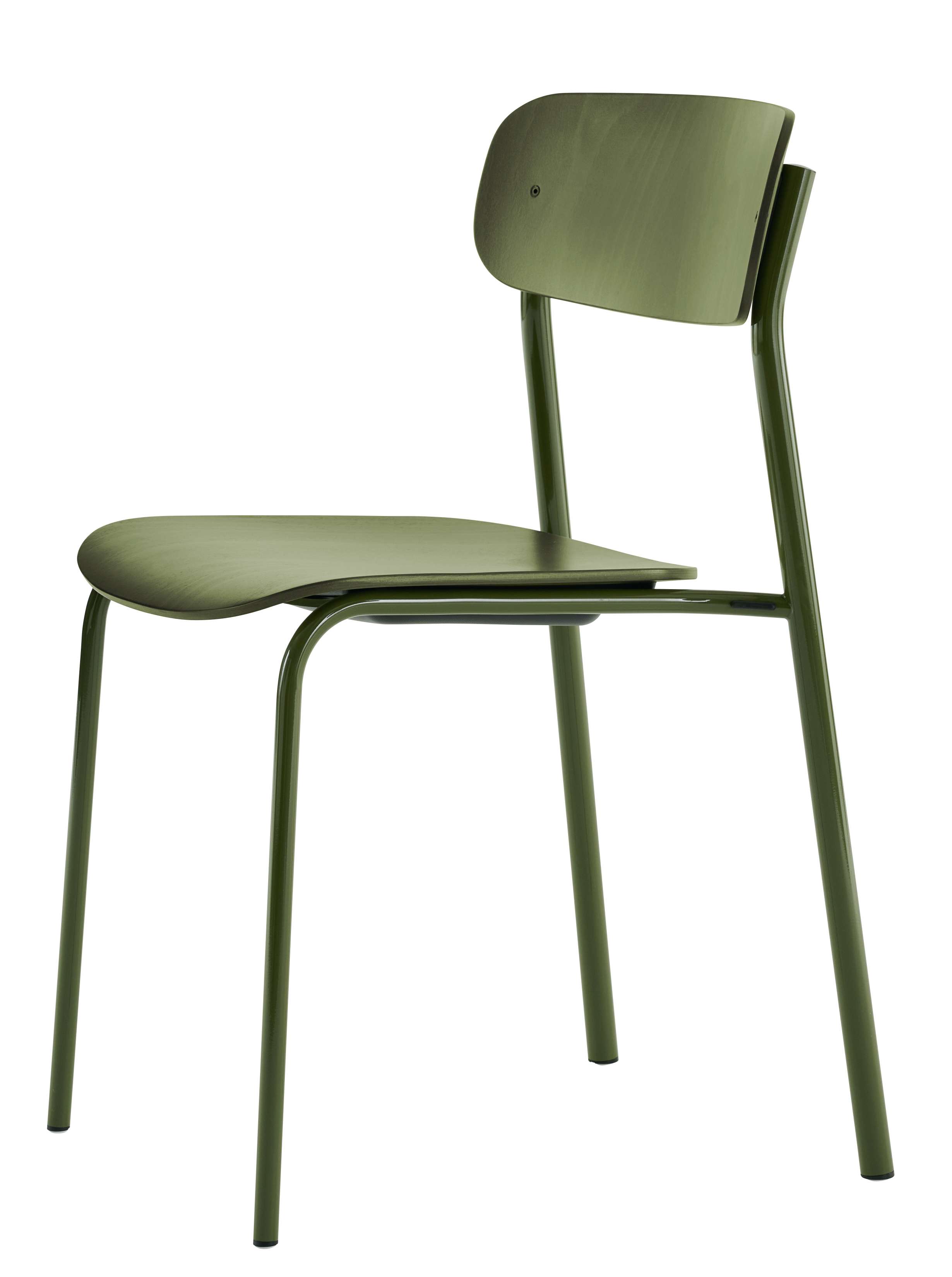 S 243 / S243 Stahlrohr Stuhl OLIVGRÜN Thonet EINZELSTÜCK