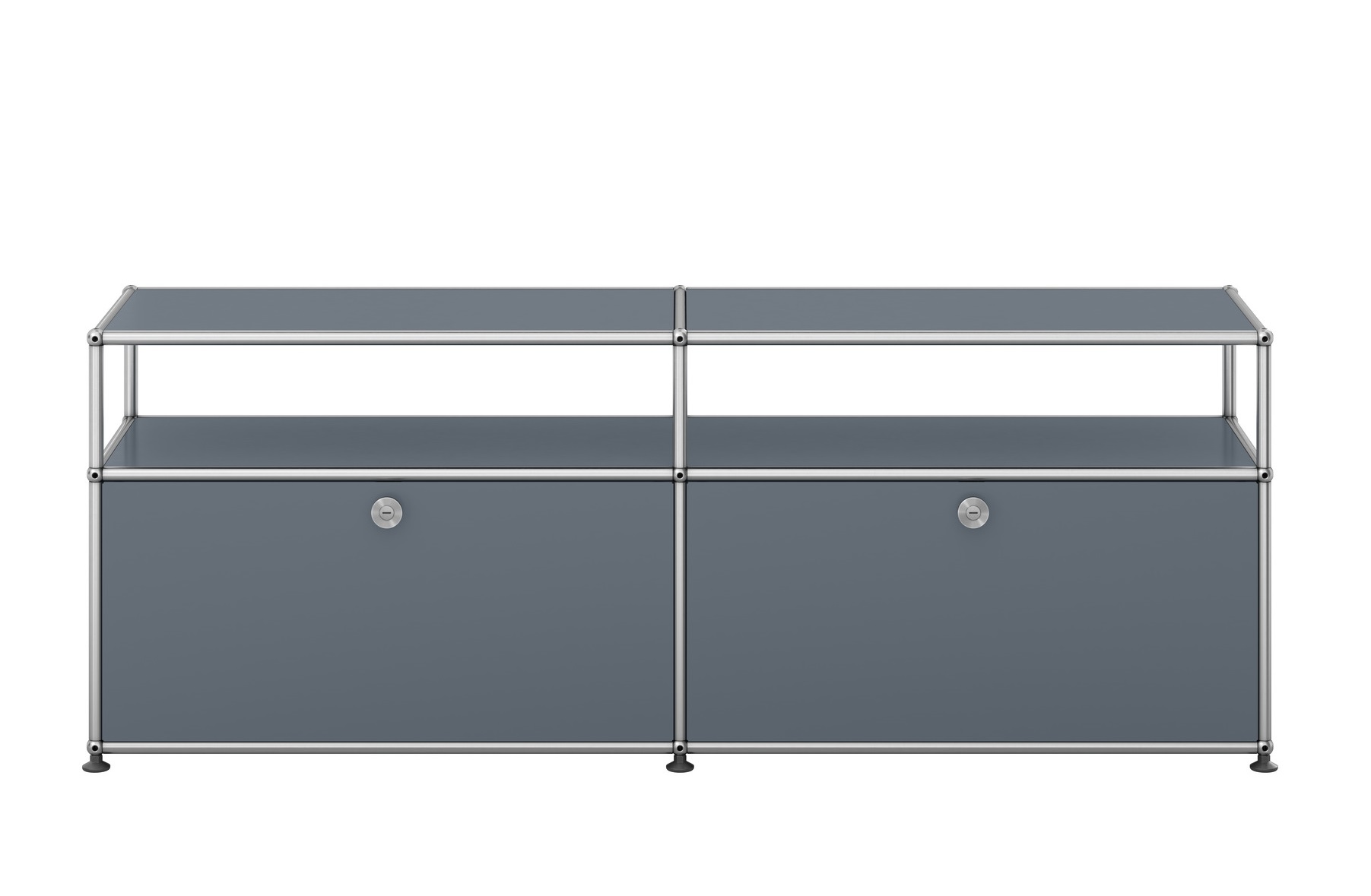 USM Haller Sideboard TV Hi-Fi-Möbel O2 QUICK SHIP mittelgrau ...