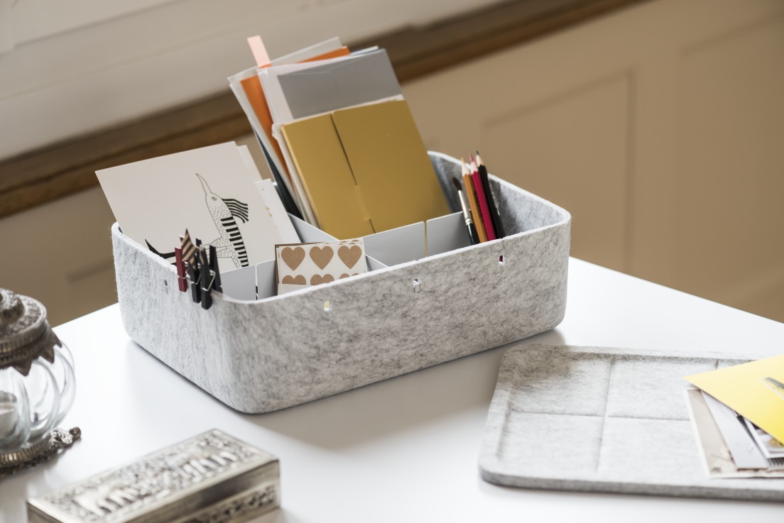 USM Haller Inos Box tief mit Tablett