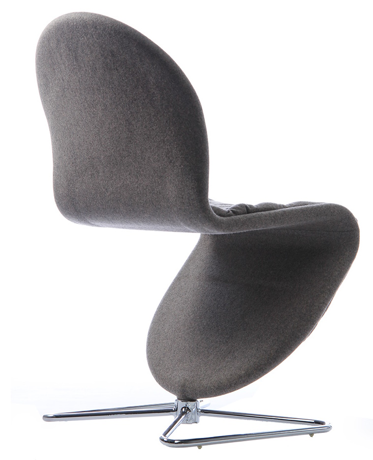 System 1-2-3 Dining Chair Deluxe Gestell Butterfly Stuhl Verpan