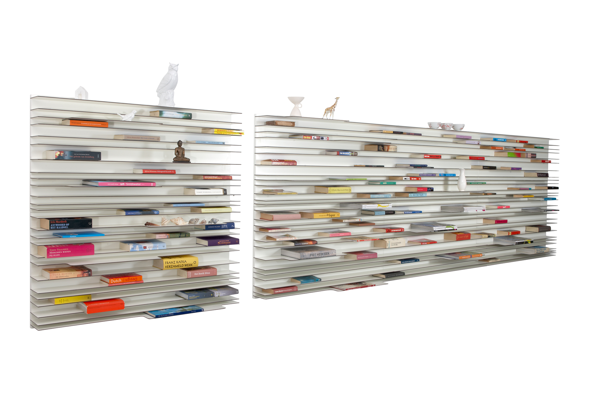 Paperback Bücherregal Spectrum weiß 120x60 cm