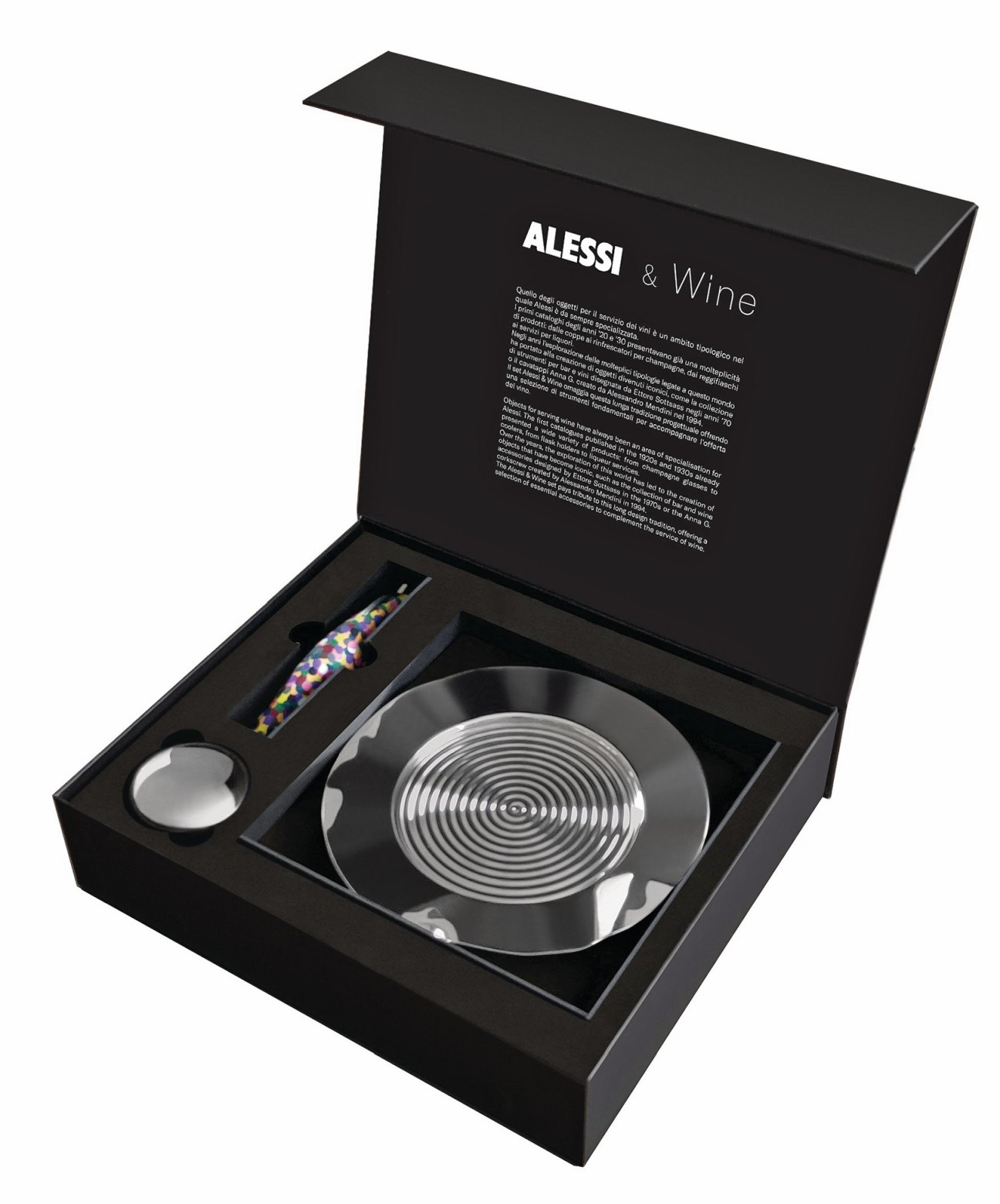 GAM32SET Alessi & Wine Set Parrot Geschenkset Wein Alessi EINZELSTÜCK