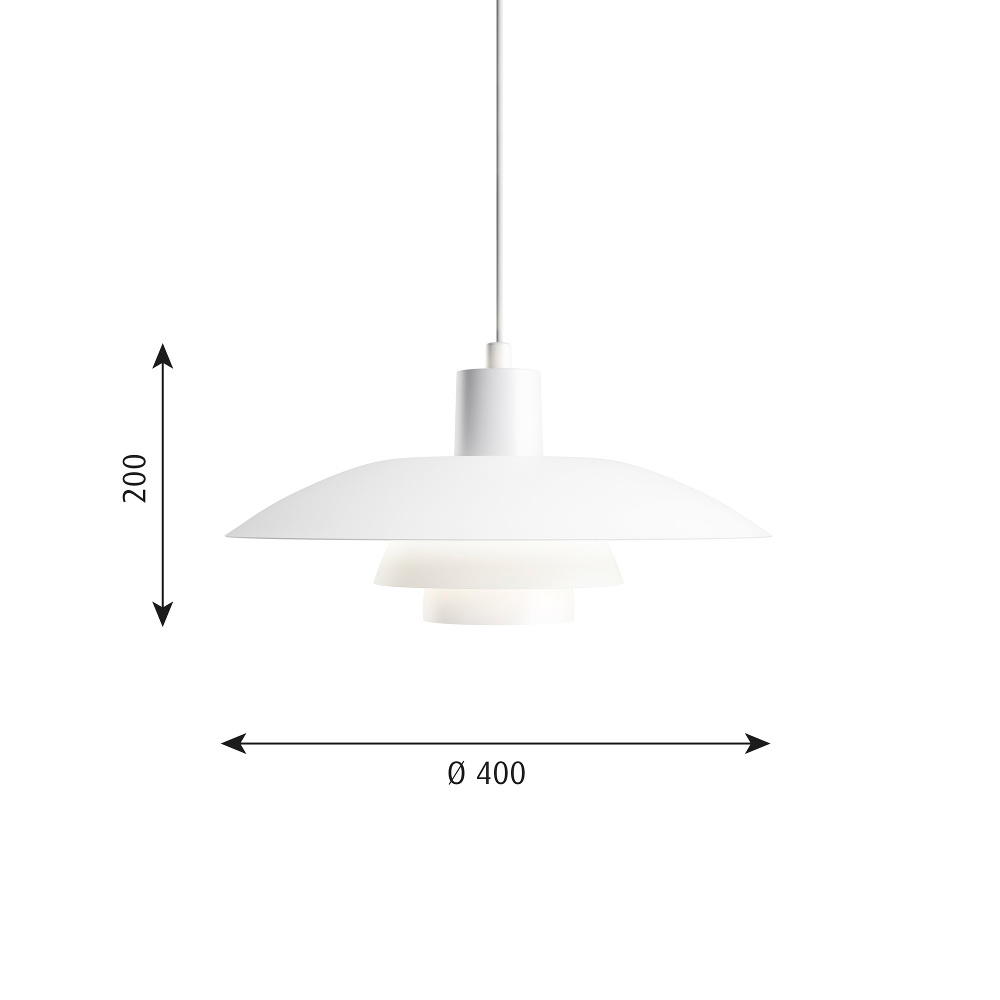 PH 4/3 Pendant Pendelleuchte Louis Poulsen