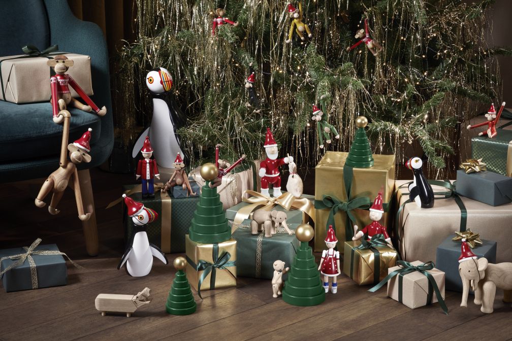 Set Liliput 3 Stück Holzfigur Kay Bojesen