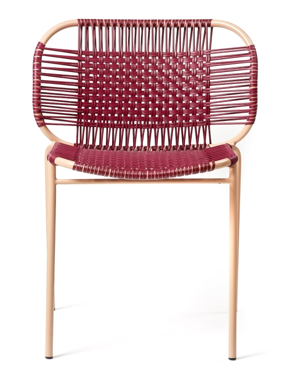 Cielo Stacking Chair Stapelbarer Stuhl Outdoor ames Rot - Pink sand