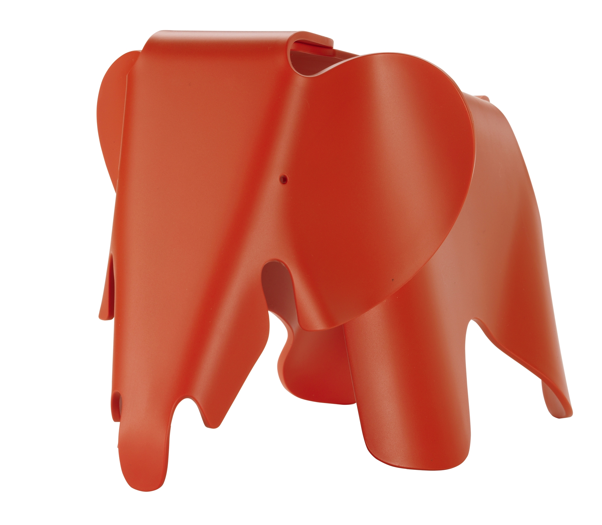 Eames Elephant Hocker poppy red Vitra