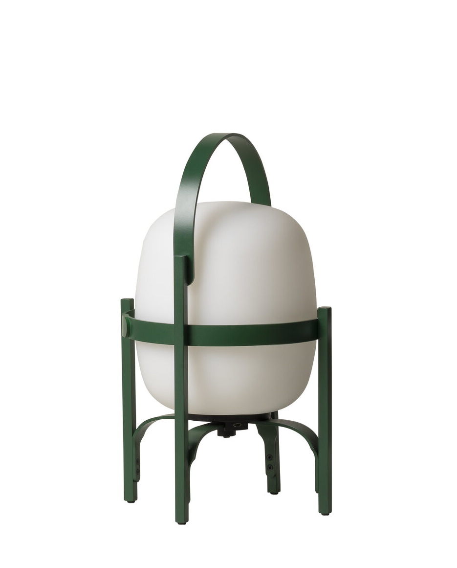 Cestita Alubat Tischleuchte English Green Santa & Cole