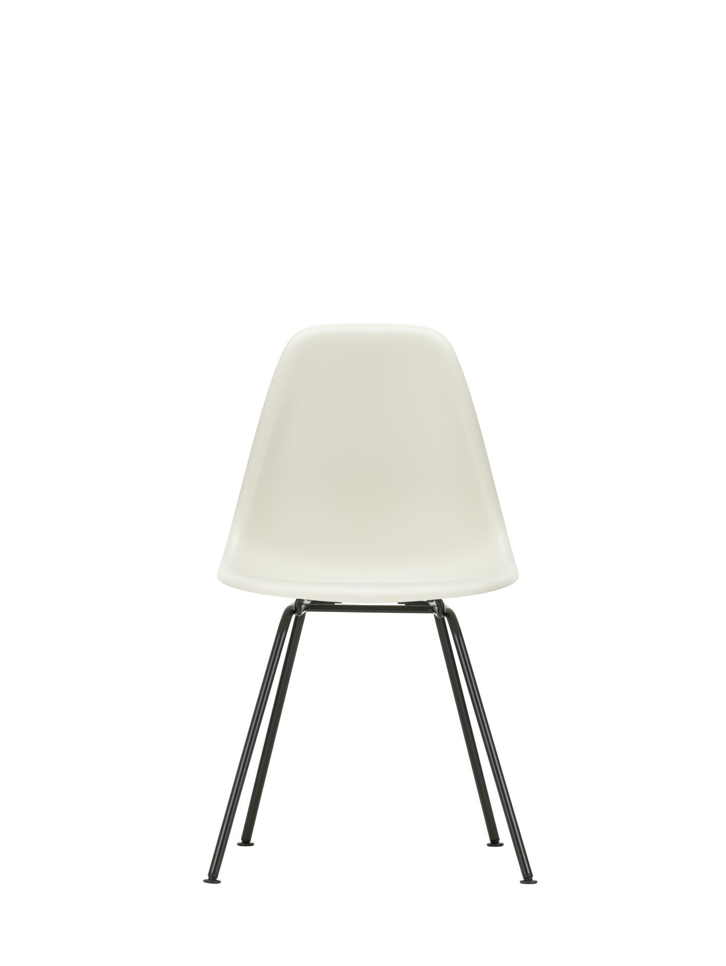 Eames Plastic Side Chair DSX Stuhl Vitra Chrom - Weiss
