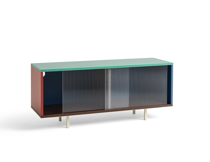 Colour Cabinet M Sideboard Hay Glass Doors Multi Floor