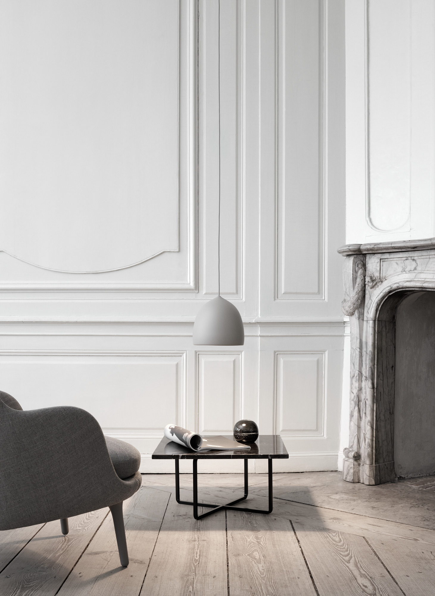Suspence P1 Pendelleuchte Fritz Hansen Weiß