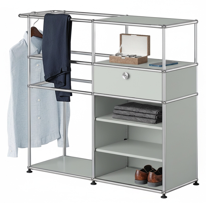 Garderobe USM Haller Lichtgrau