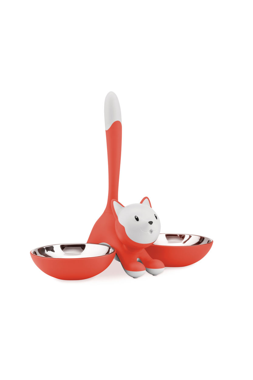 AMMI09 RO Tigrito Katzennapf rot Alessi